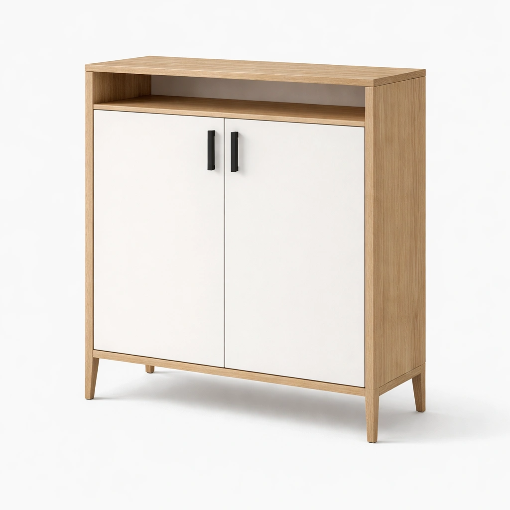 Sideboard Holz Weiss Modern-velnoxio